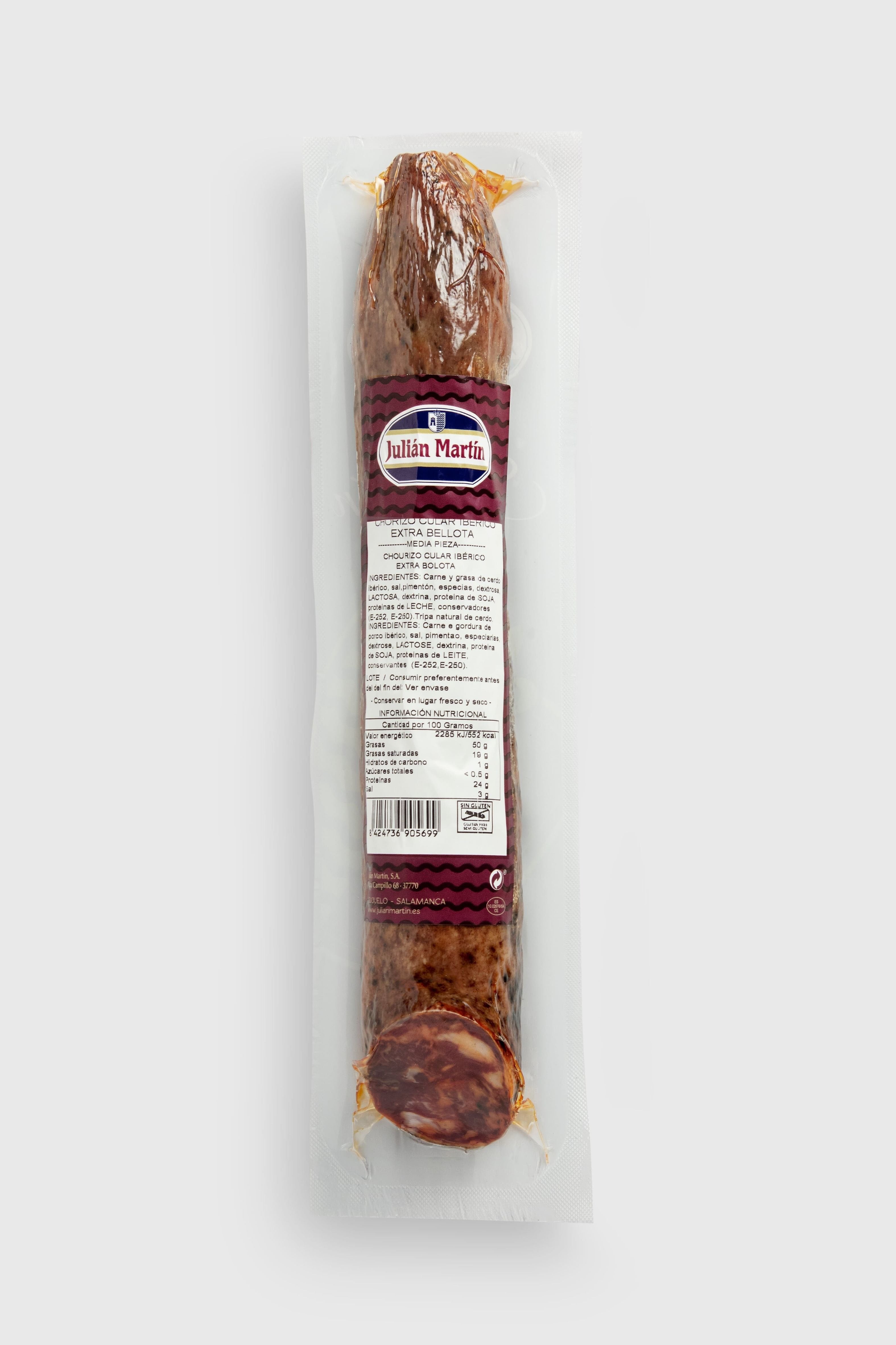 Chorizo Iberico Bellota ENTERO 1 kilo | JULIAN MARTIN