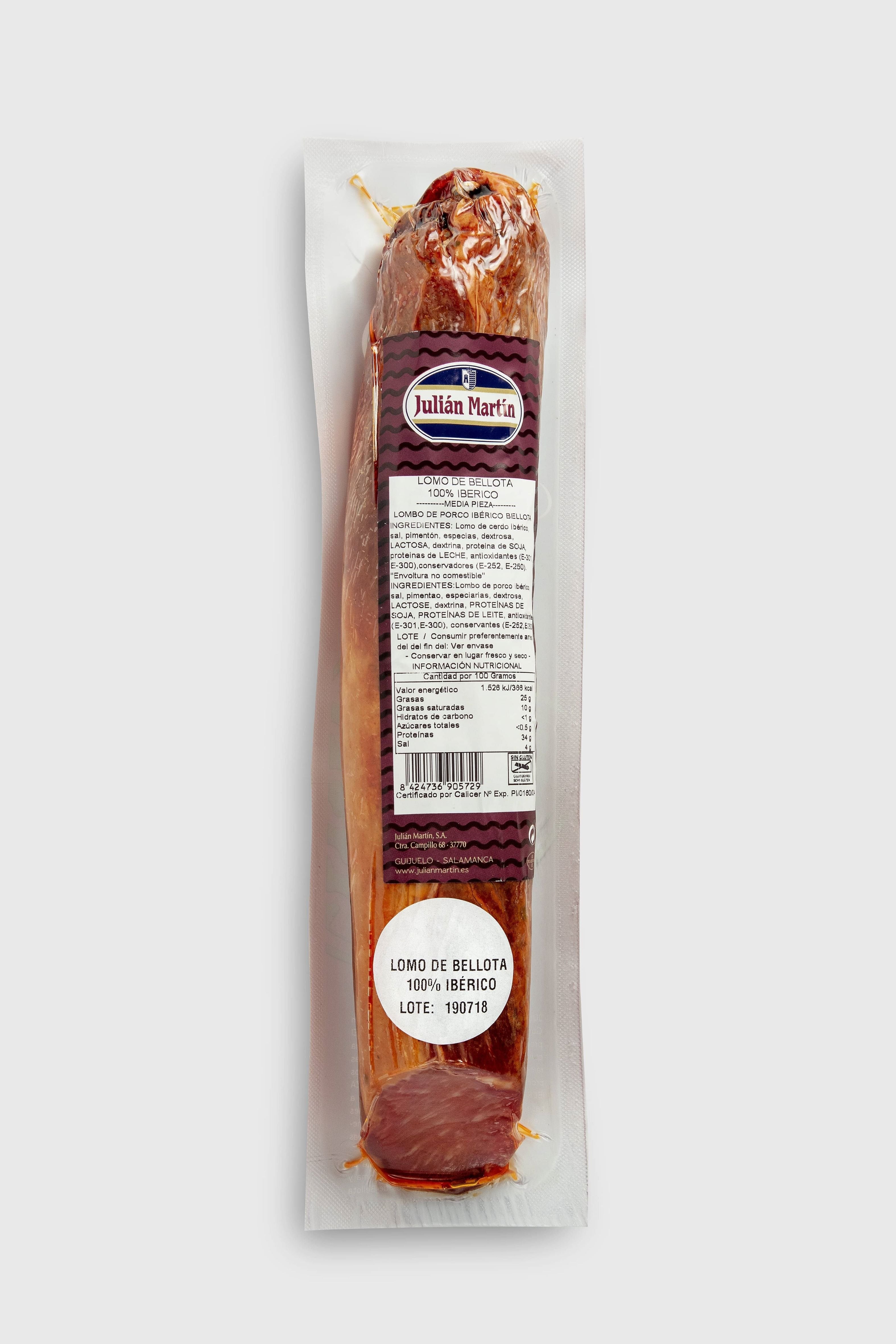 Lomo Iberico Bellota ENTERO 1 kilo | JULIAN MARTIN