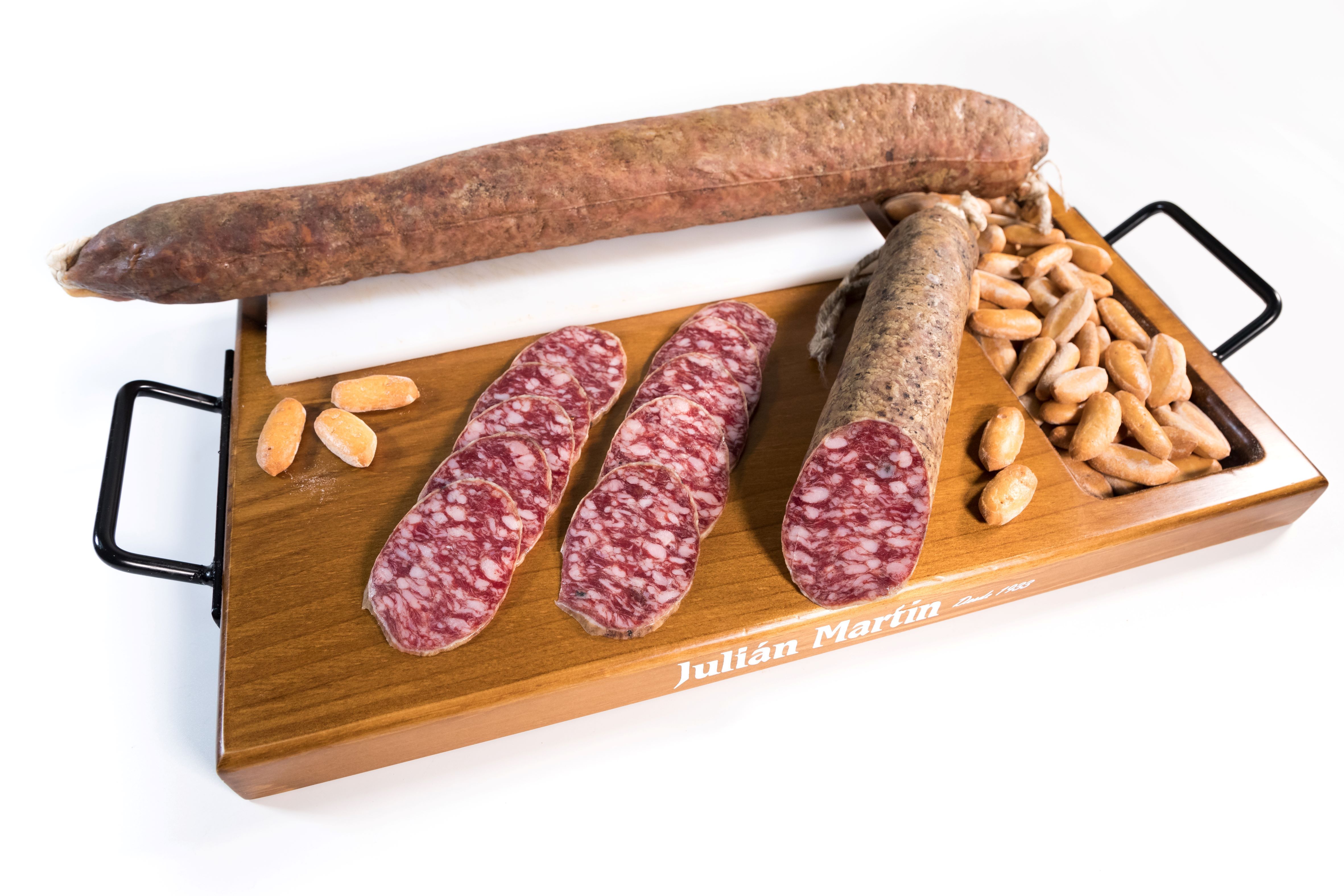 Salchichon Iberico Bellota ENTERO 1 kilo | JULIAN MARTIN